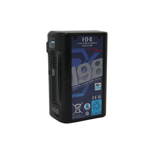 IDX DUO-C198 191Wh V-Mount Battery