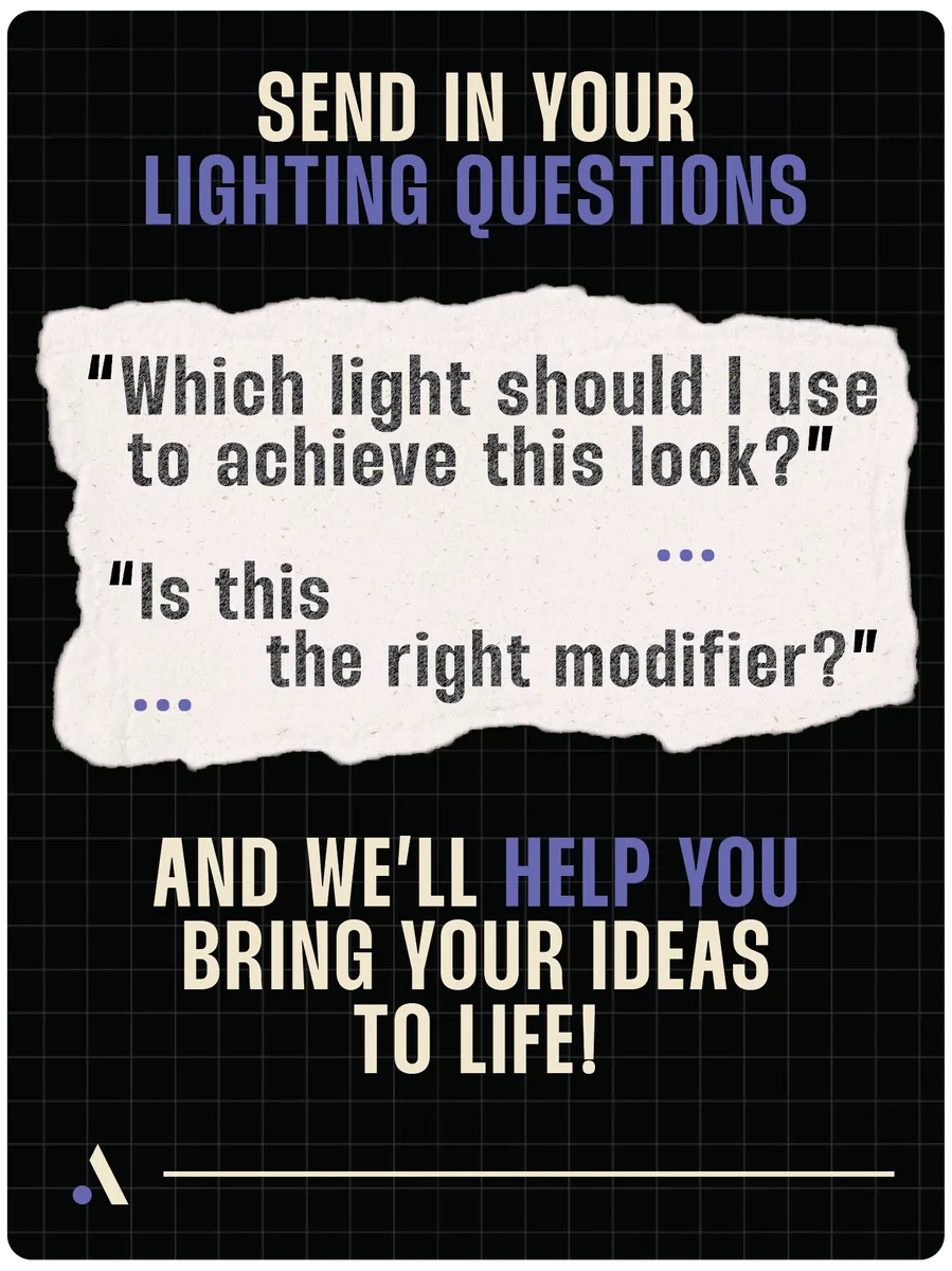 Send in your lighting questions and we’ll help bring your ideas to life.