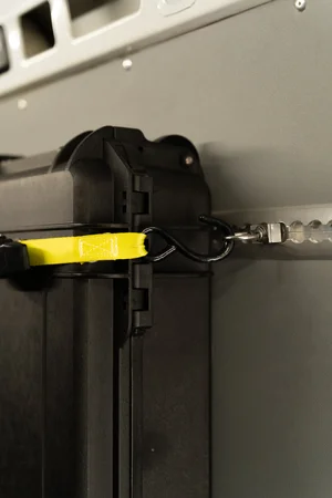 Interior equipment rail