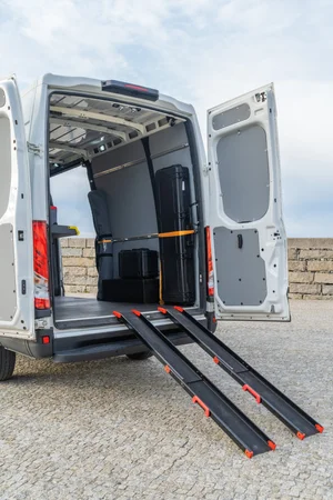 Loading ramps in the Iveco Daily